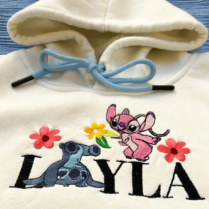 Stitch & Angel Hoodie