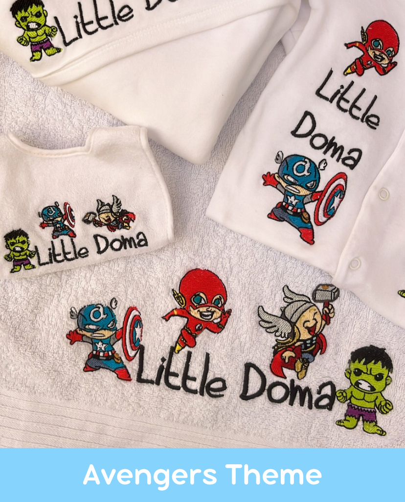 Avengers Theme Newborn Set