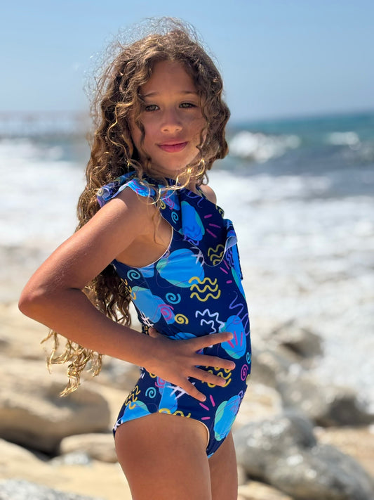 Salty Doodles Girl Swimsuit