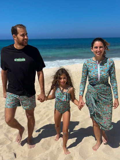 Tropical Whimsy Men Swimsuit