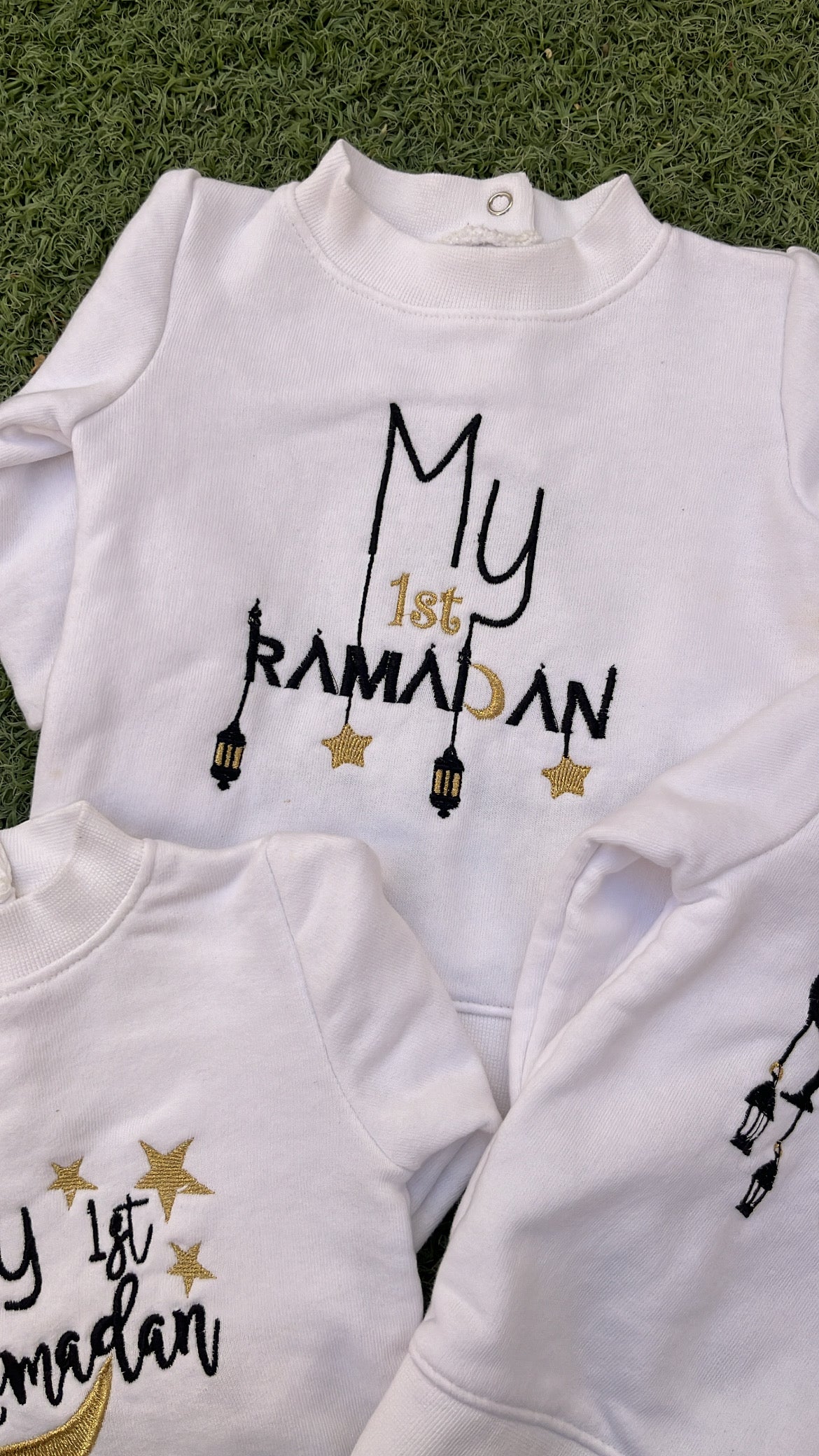 First Ramadan Sweatshirt with Fanoos Design