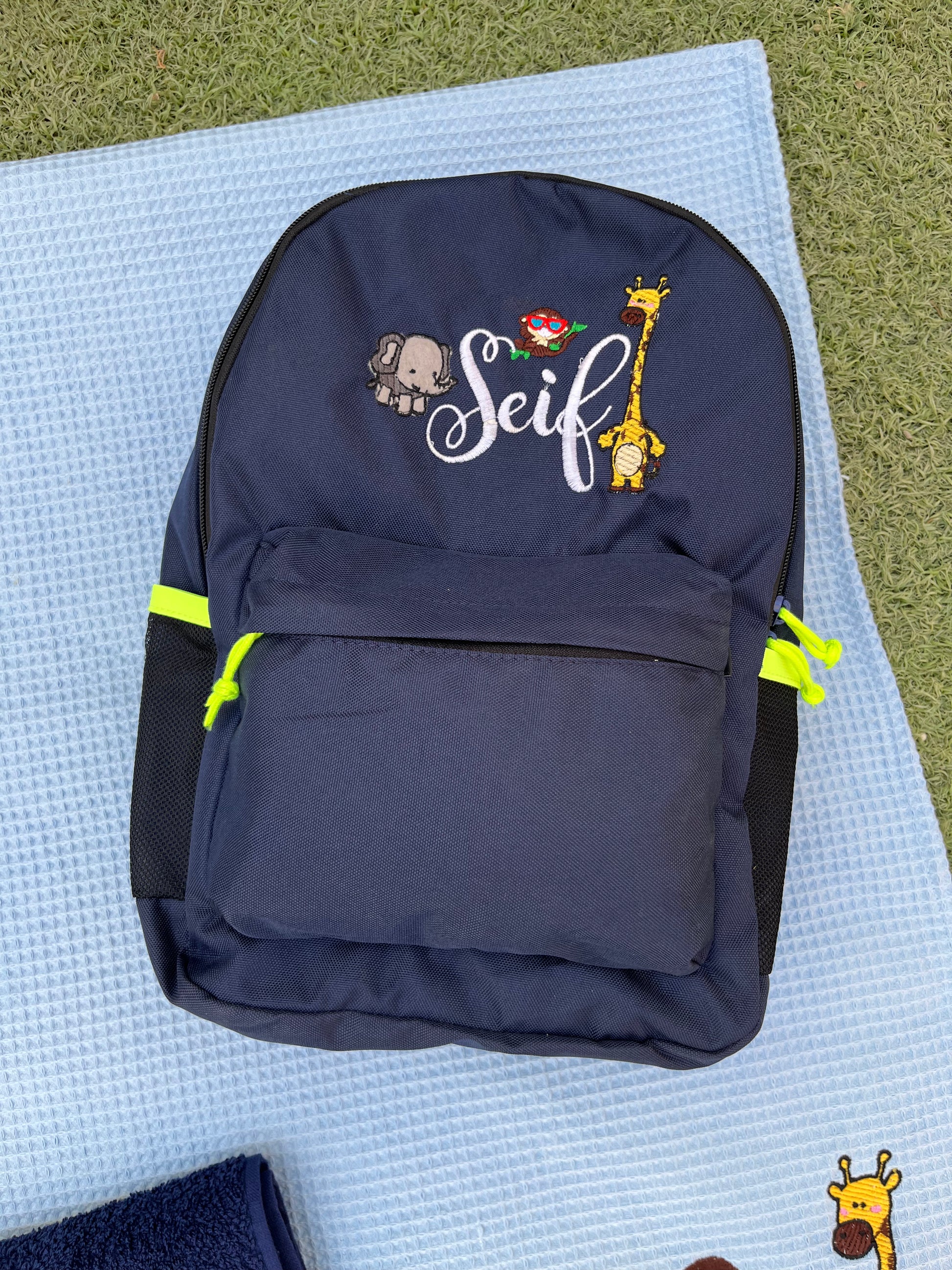Navy Backpack