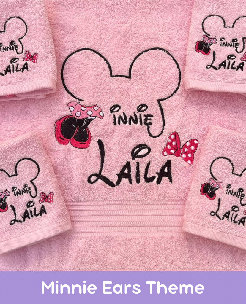 Minnie Ears Towel Set