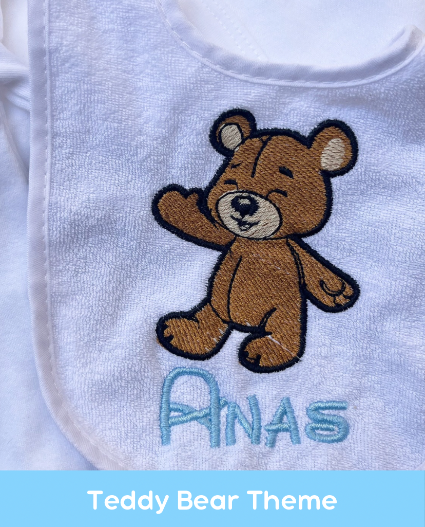 Teddy Bear Theme Bib