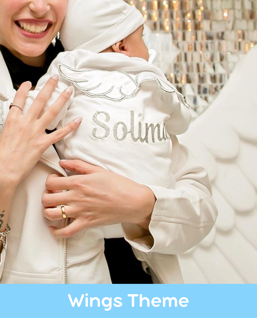 Wings Theme Newborn Jumpsuit